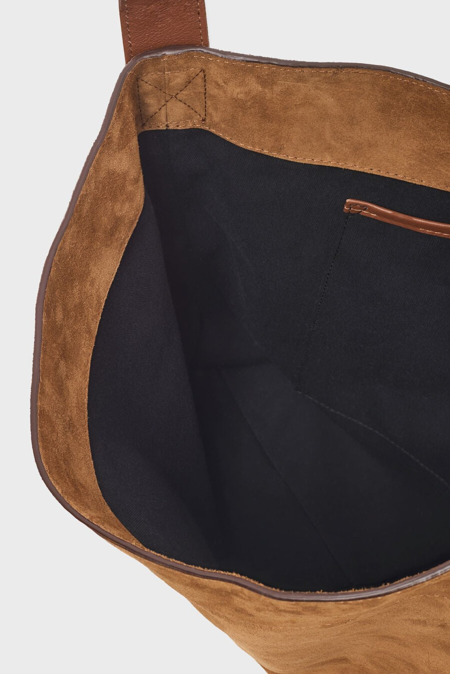 borsa in pelle scamosciata - lady gd