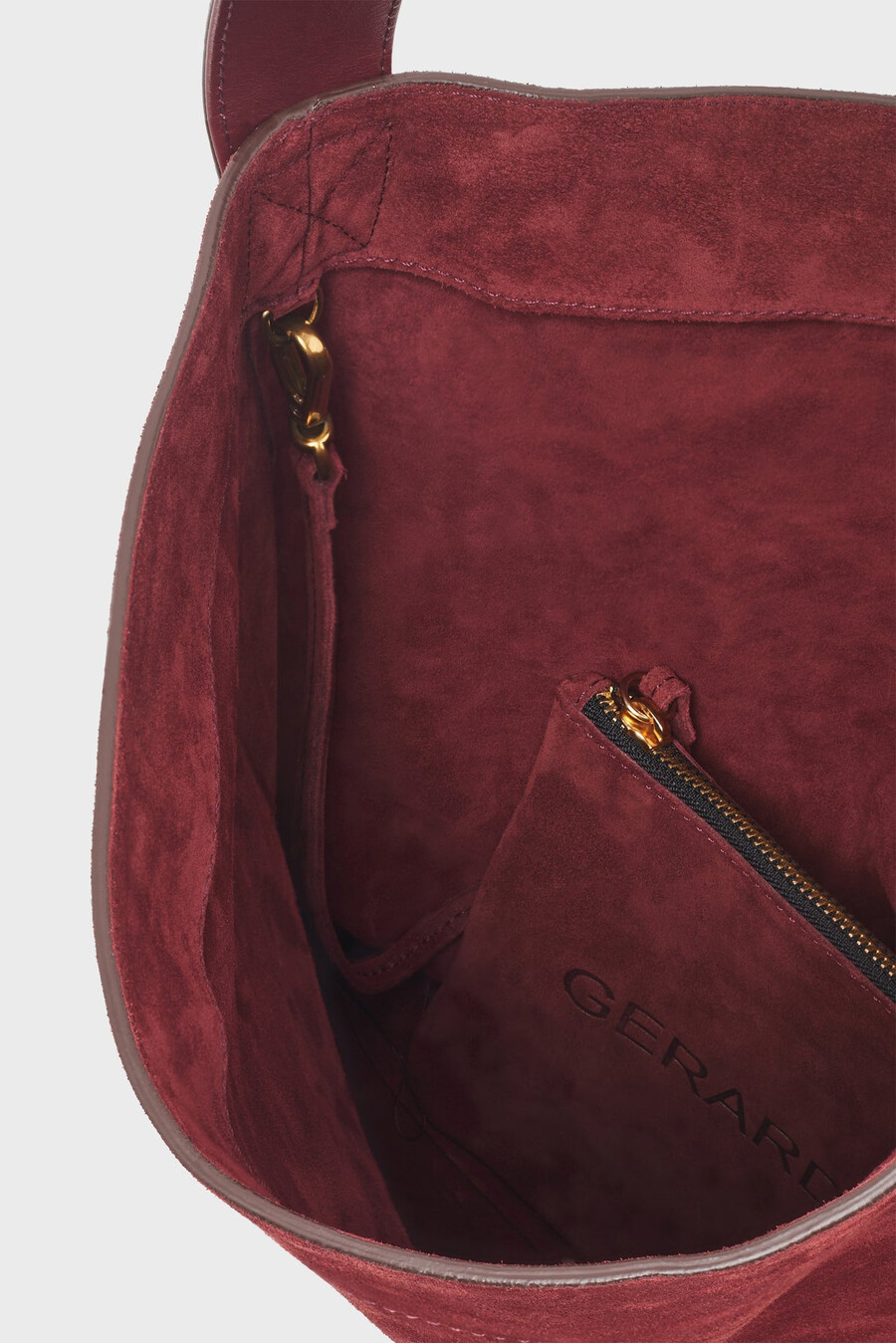 borsa in pelle scamosciata - lady