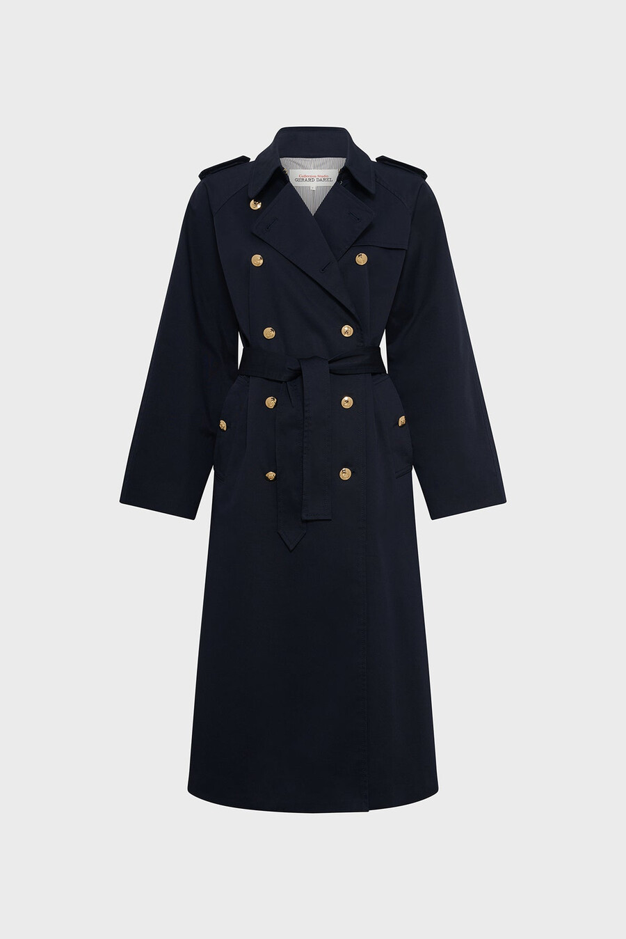 trench con bottoni dorati - serge