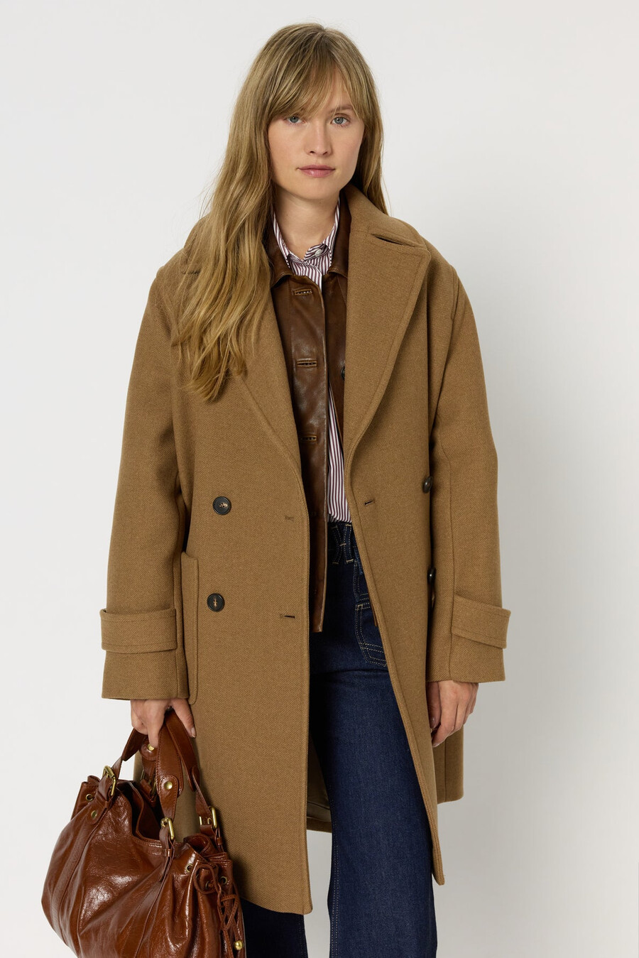 cappotto doppiopetto ampio - meriem