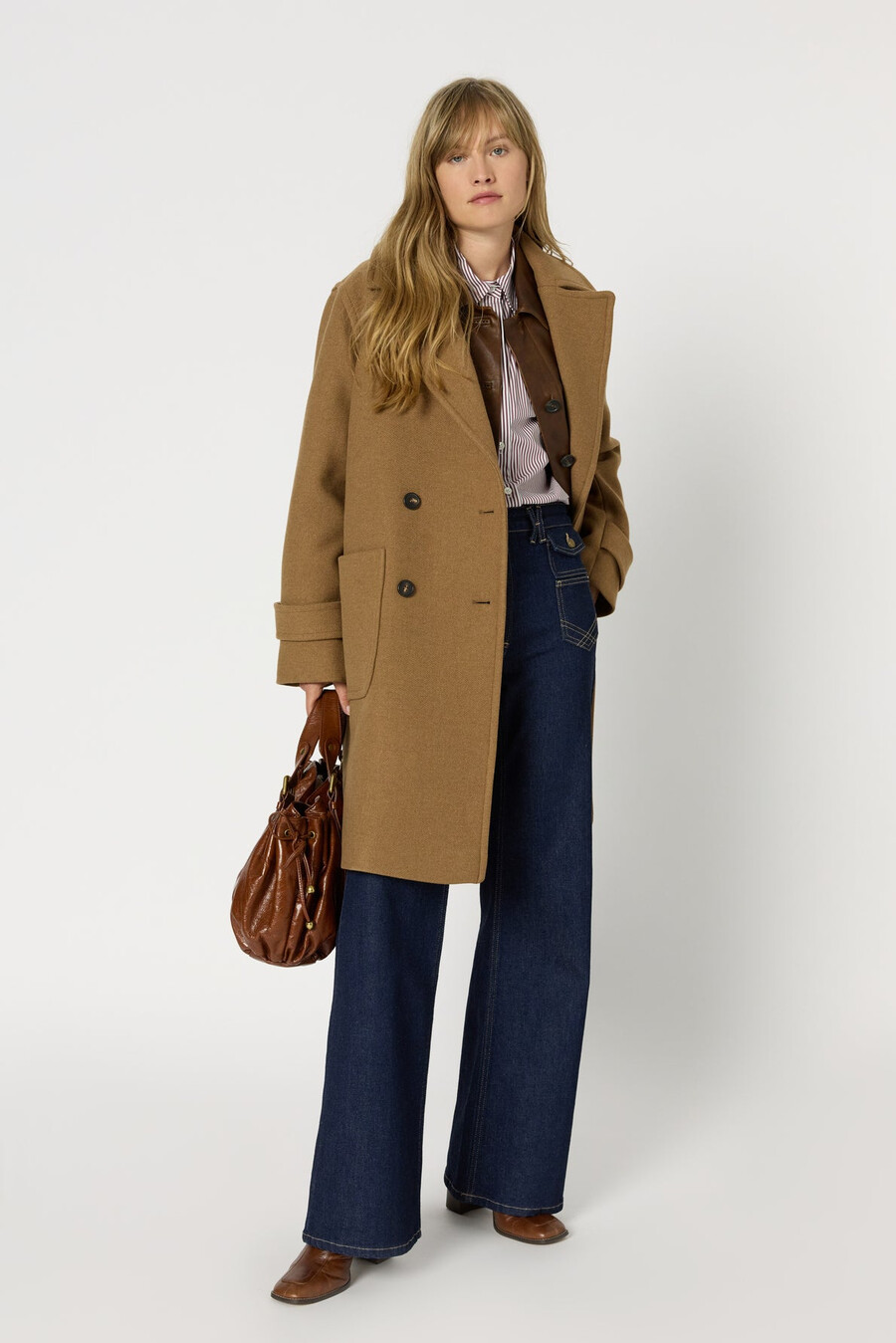 cappotto doppiopetto ampio - meriem