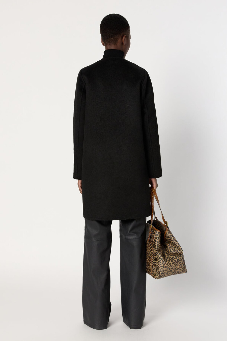 cappotto reversibile tinta unita e leopardato - matilda