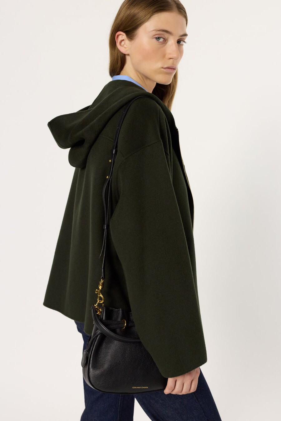 cappotto corto in lana double-face - milana