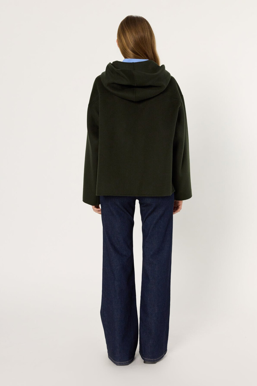 cappotto corto in lana double-face - milana