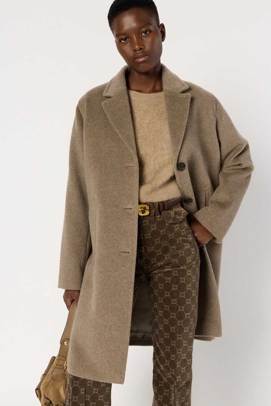 cappotto dritto in lana - minaelle
