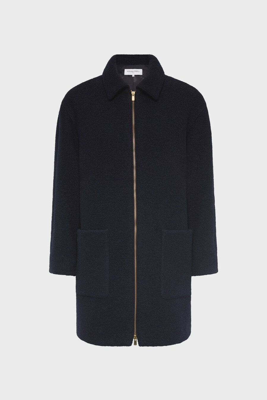 cappotto dritto in lana bouclé - marr