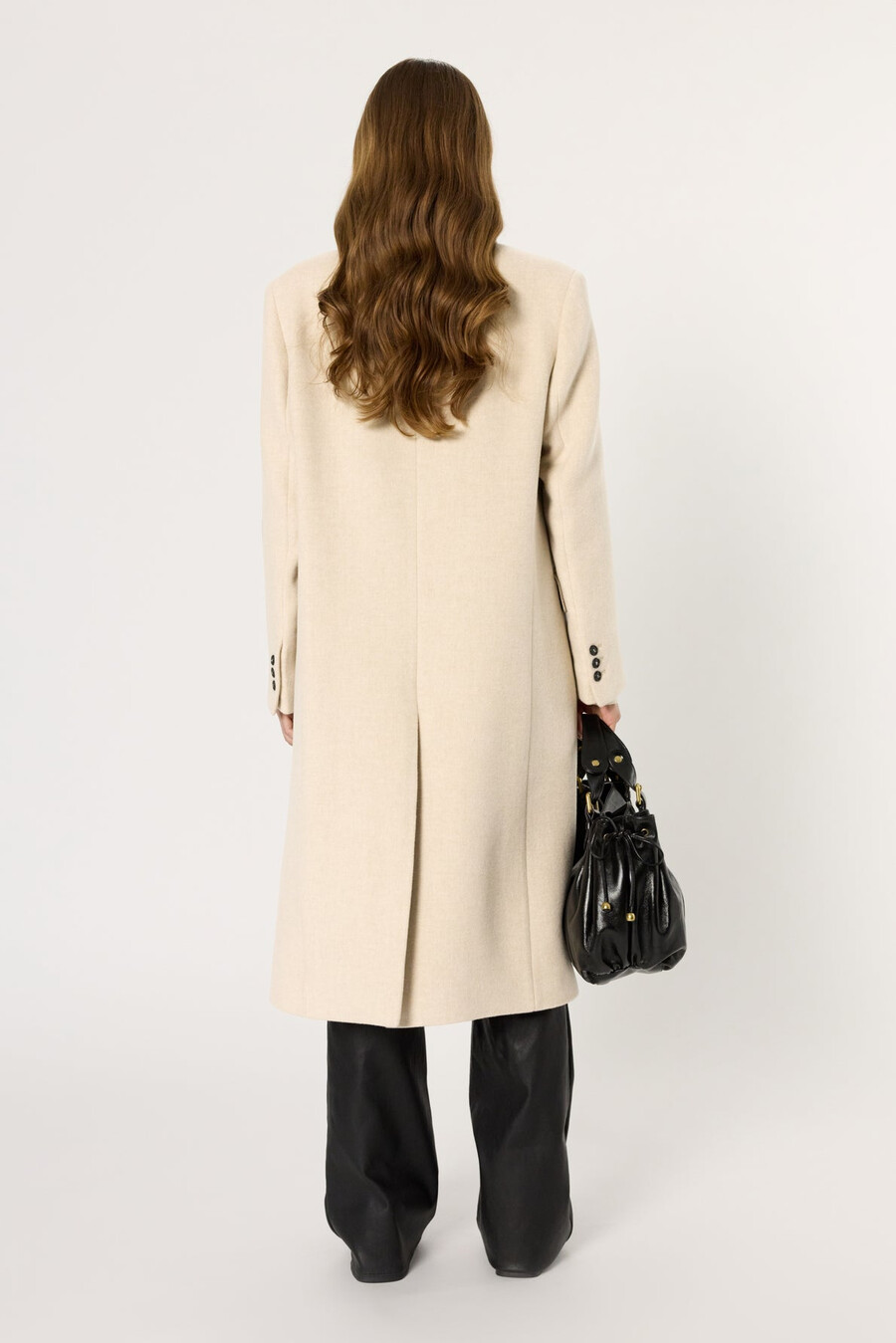 cappotto doppiopetto di media lunghezza - moira