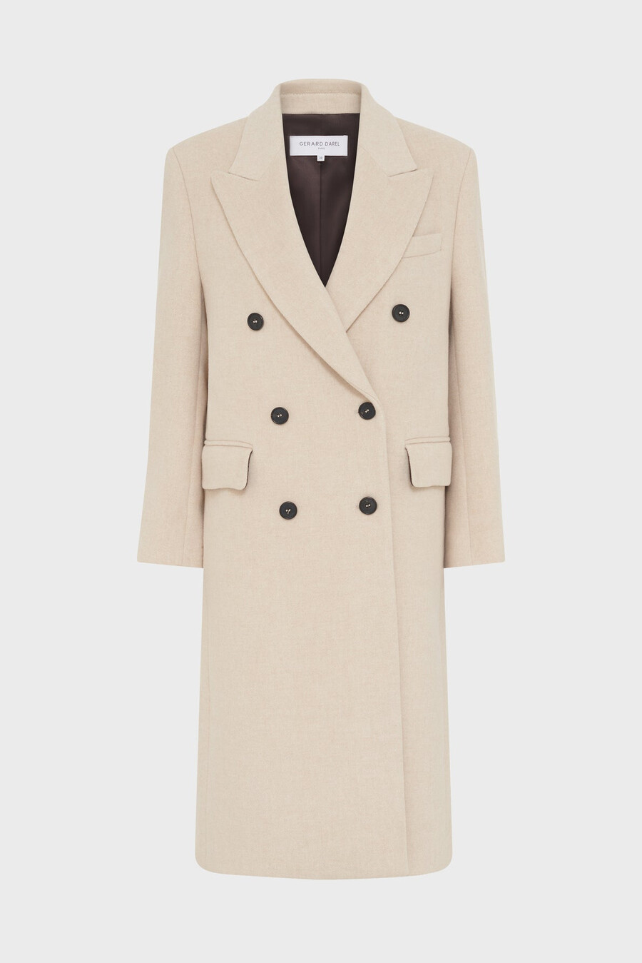 cappotto doppiopetto di media lunghezza - moira
