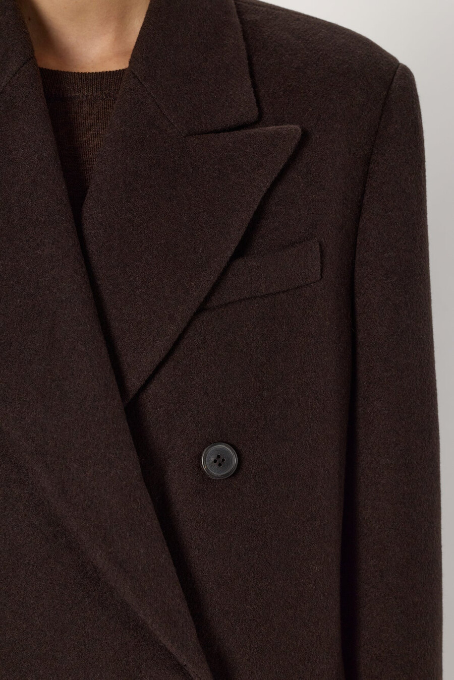cappotto doppiopetto di media lunghezza - moira
