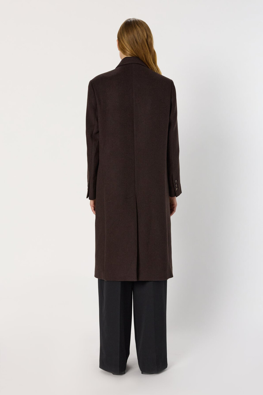 cappotto doppiopetto di media lunghezza - moira