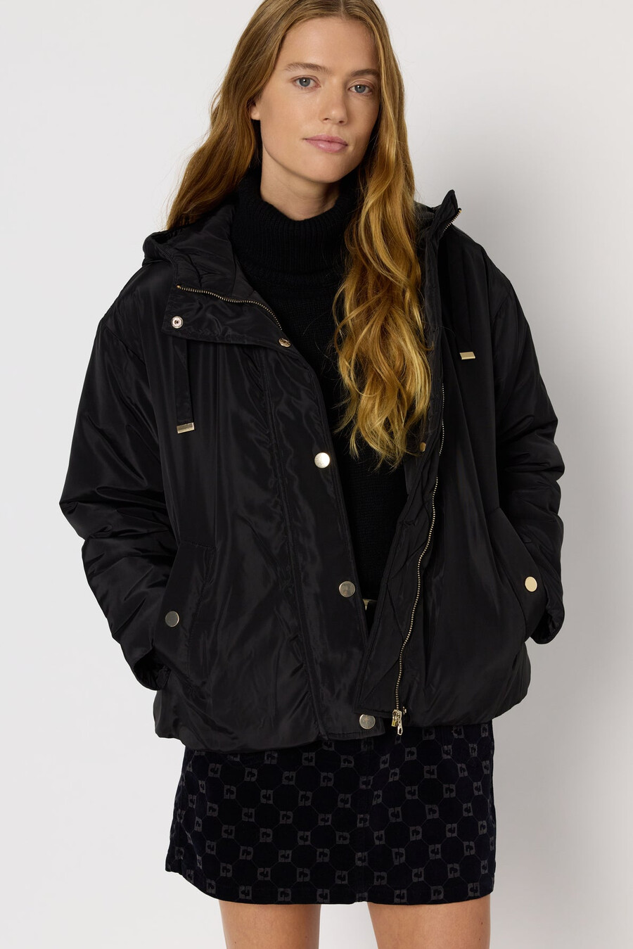 parka corto con cappuccio - marissa