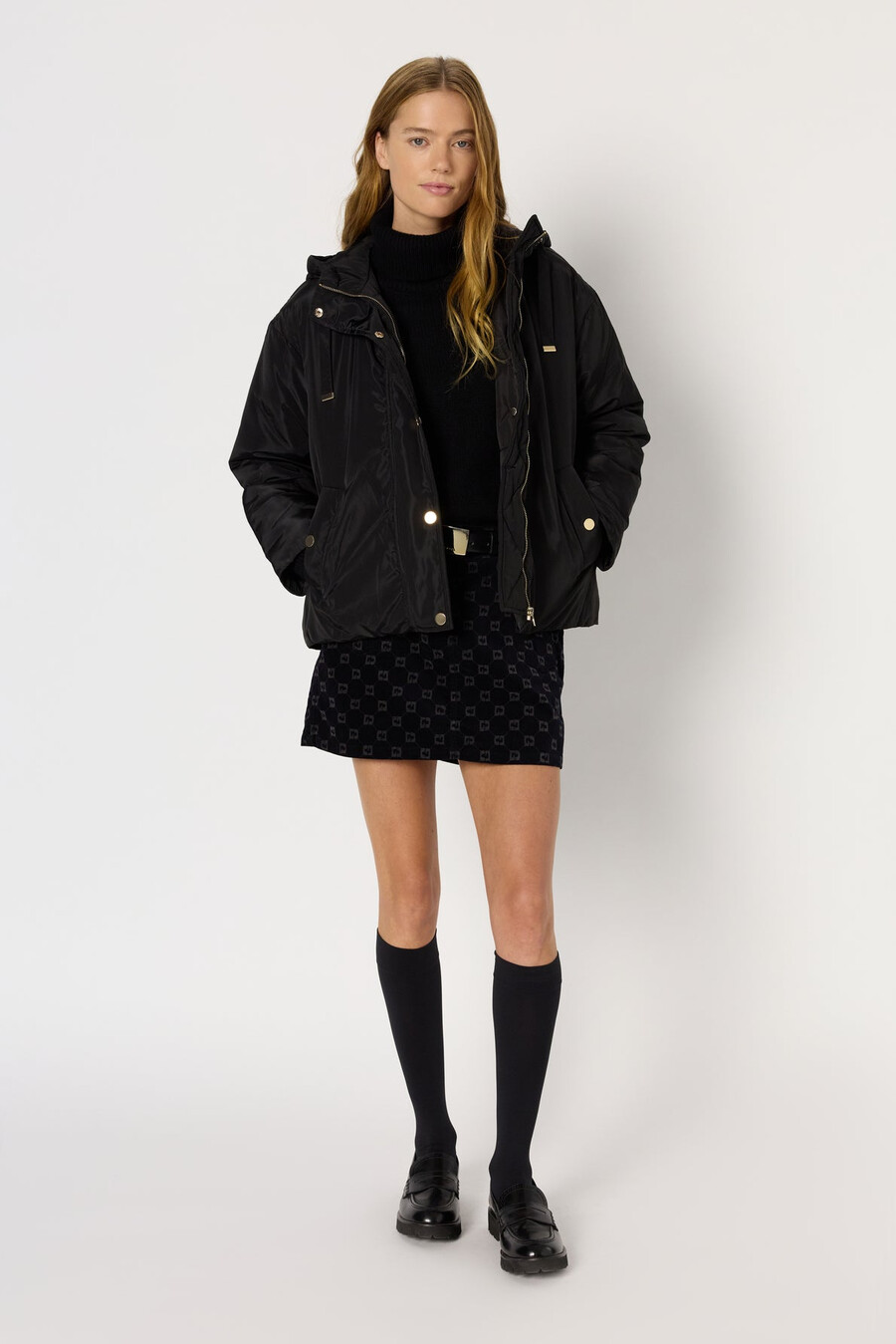 parka corto con cappuccio - marissa