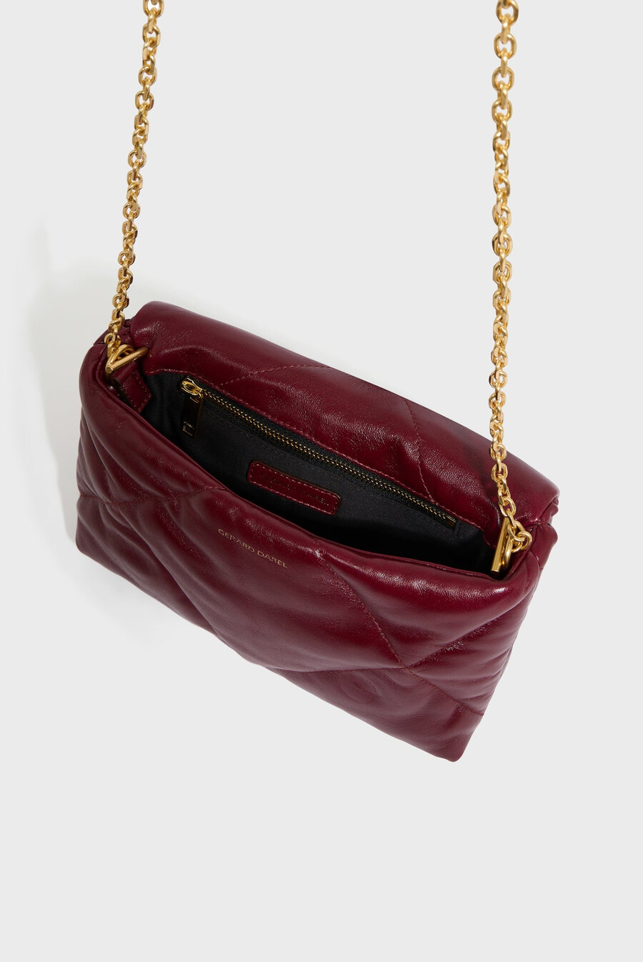 borsa in pelle effetto stropicciato - le fanny