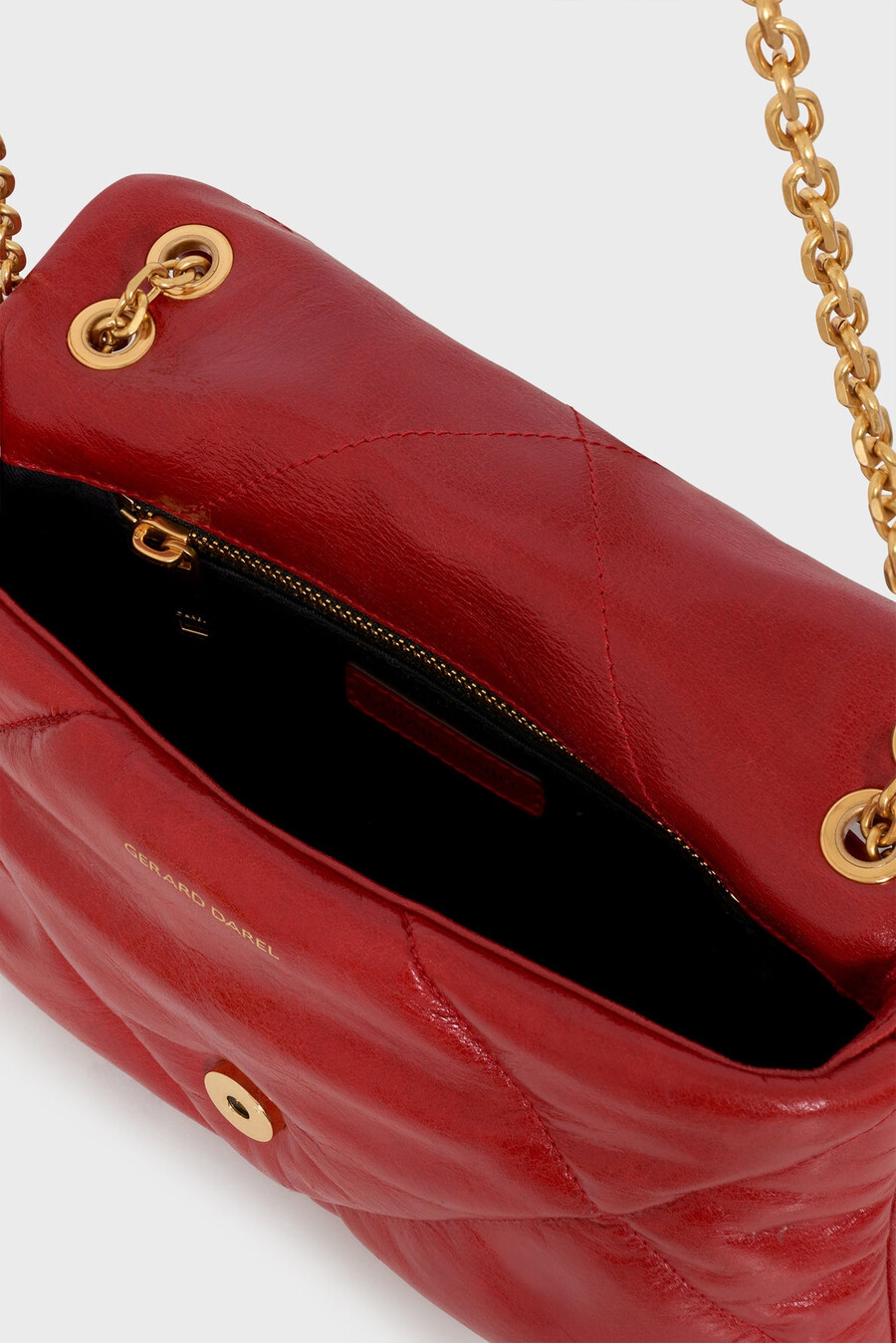 borsa in pelle effetto stropicciato - le fanny