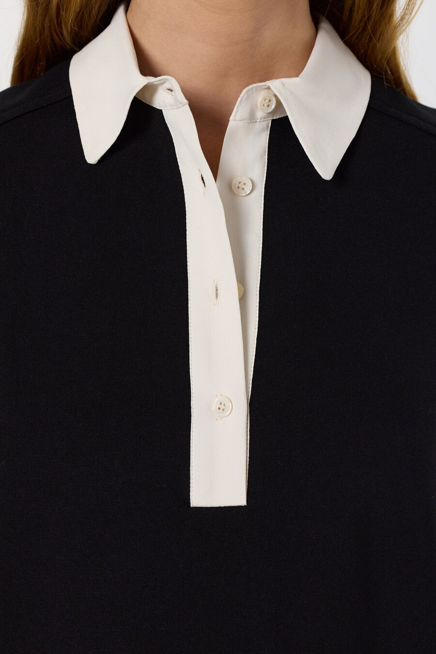 abito corto con colletto a camicia - lola