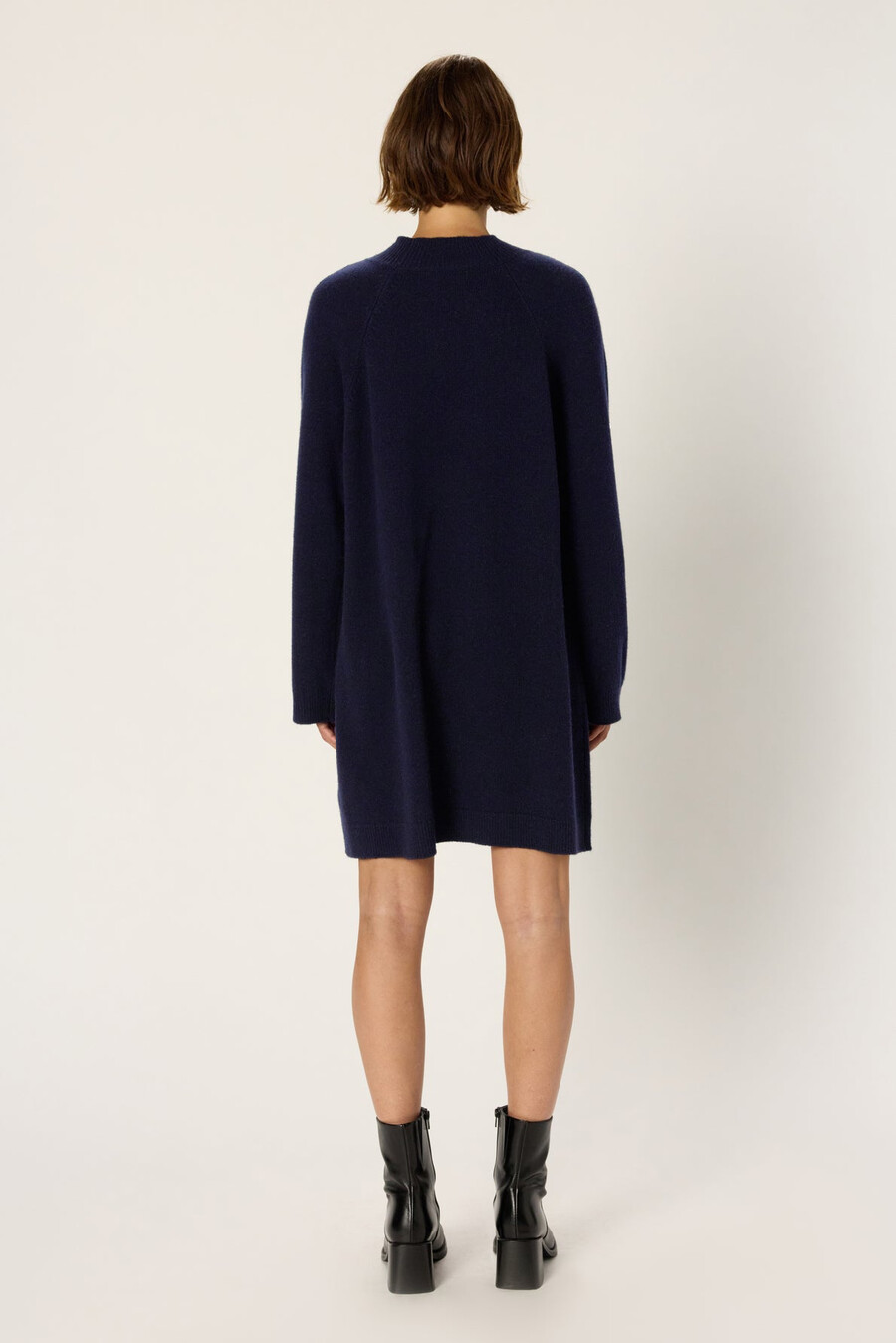 abito corto in lana e cashmere - lysan
