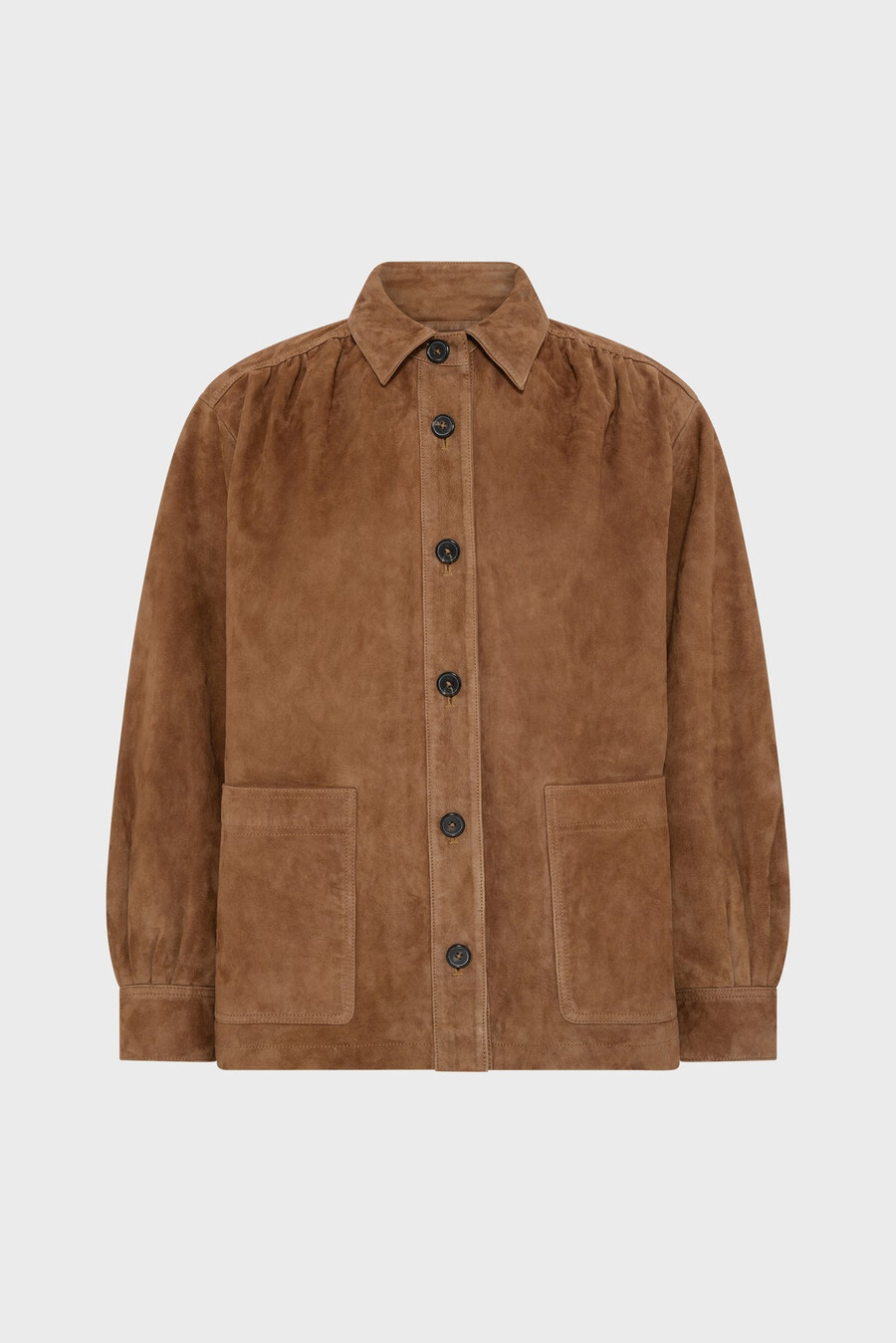 camicia in pelle scamosciata - nomelie