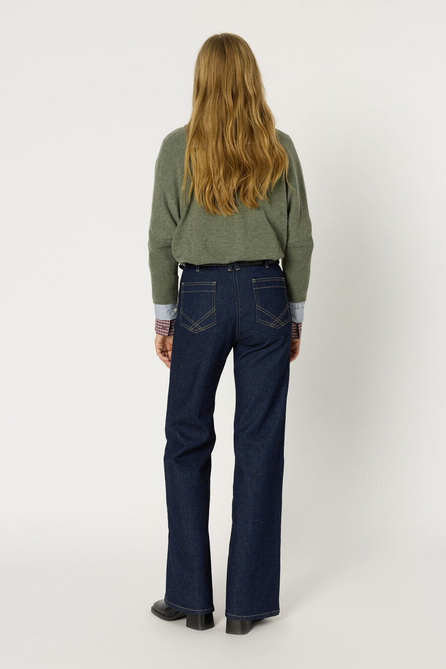 maglione oversize in cashmere color cachi - jourdan