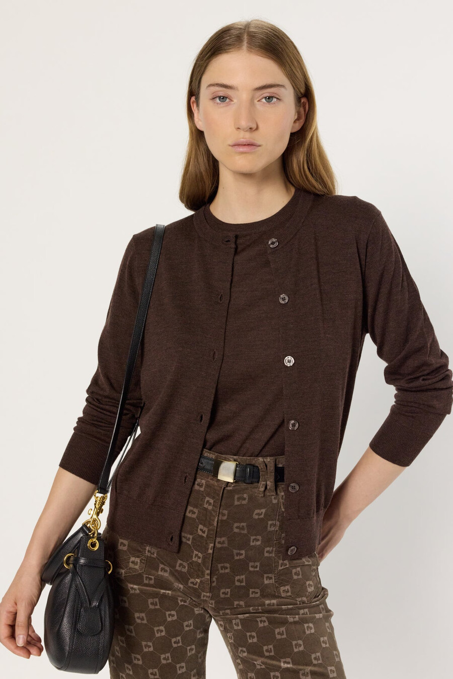 cardigan fine in lana merino - estelle