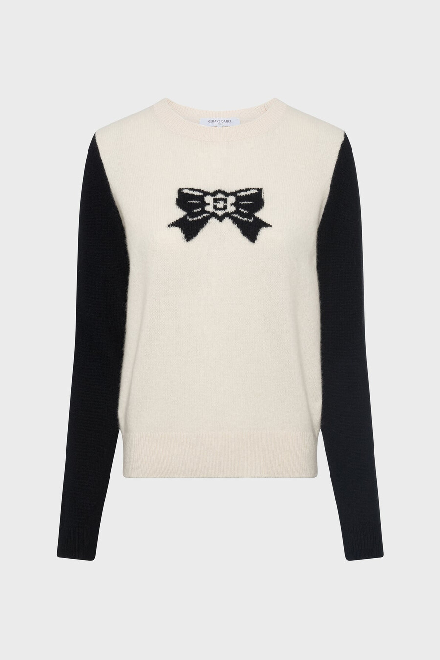 maglione in lana con fiocco stampato - eden