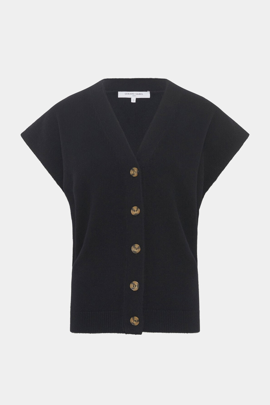 cardigan in lana senza maniche - eglea