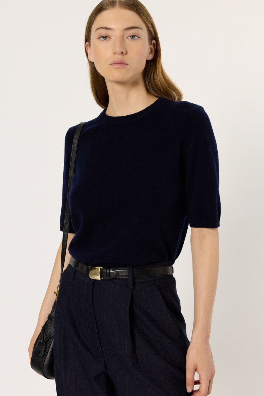 maglione di lana a maniche corte - evaelle