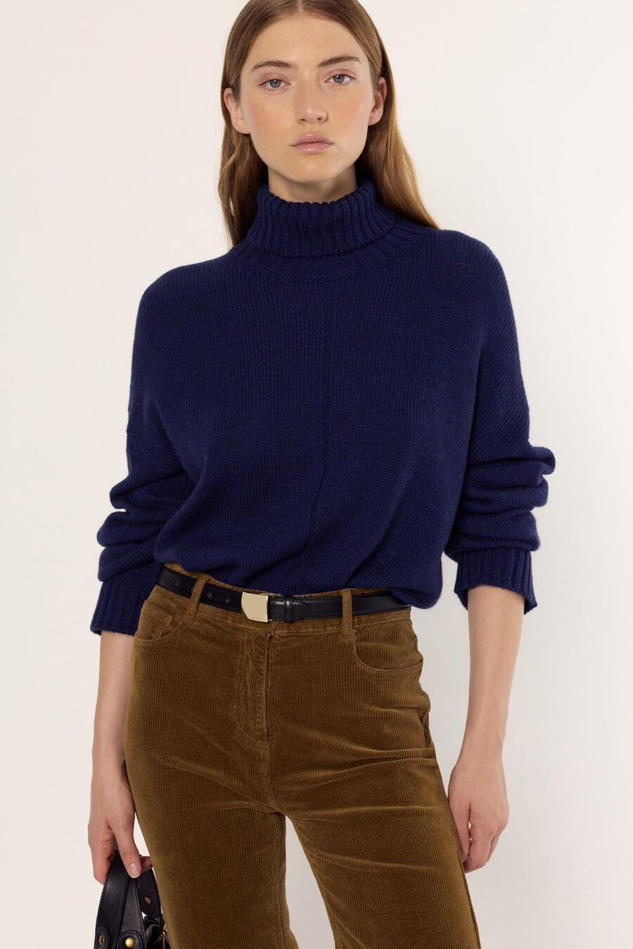 maglione dolcevita largo - enid