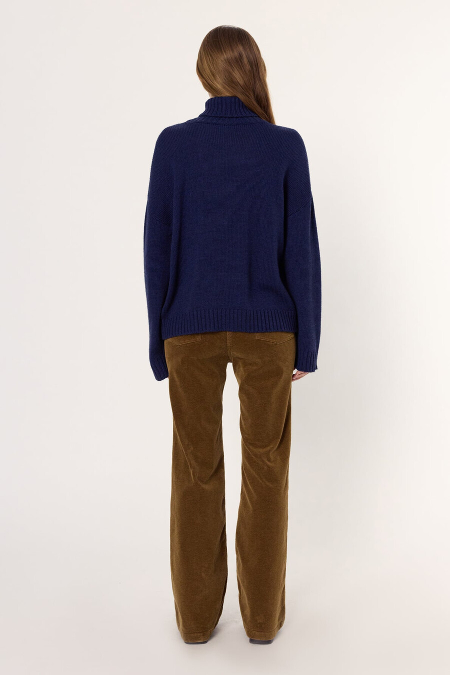 maglione dolcevita largo - enid