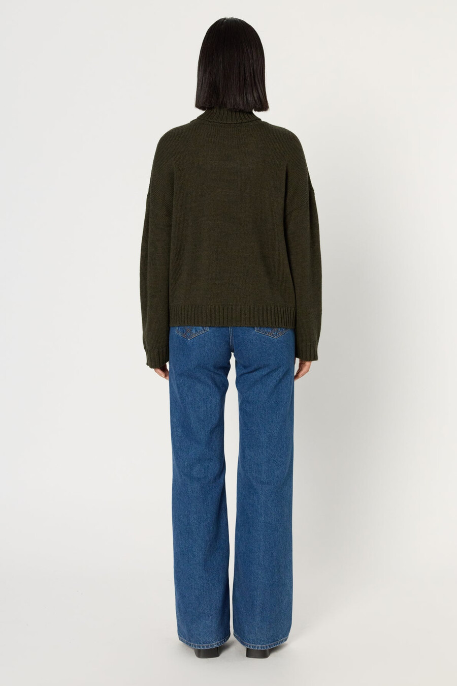 maglione a collo alto largo - enid