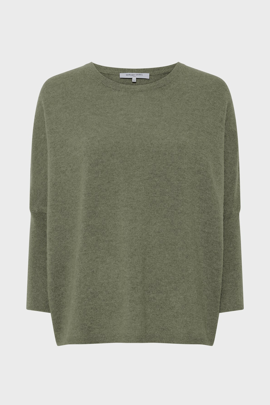 maglione in cashmere dalla vestibilità ampia con collo rotondo - erline