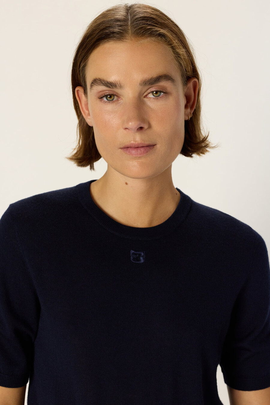 maglione di lana a maniche corte - lysea