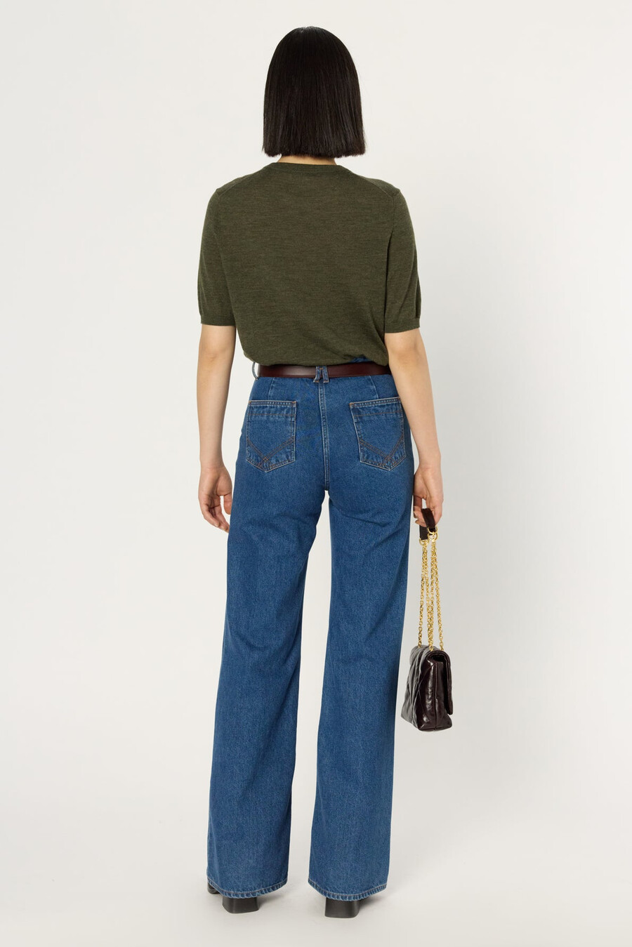 maglione di lana a maniche corte - lysea