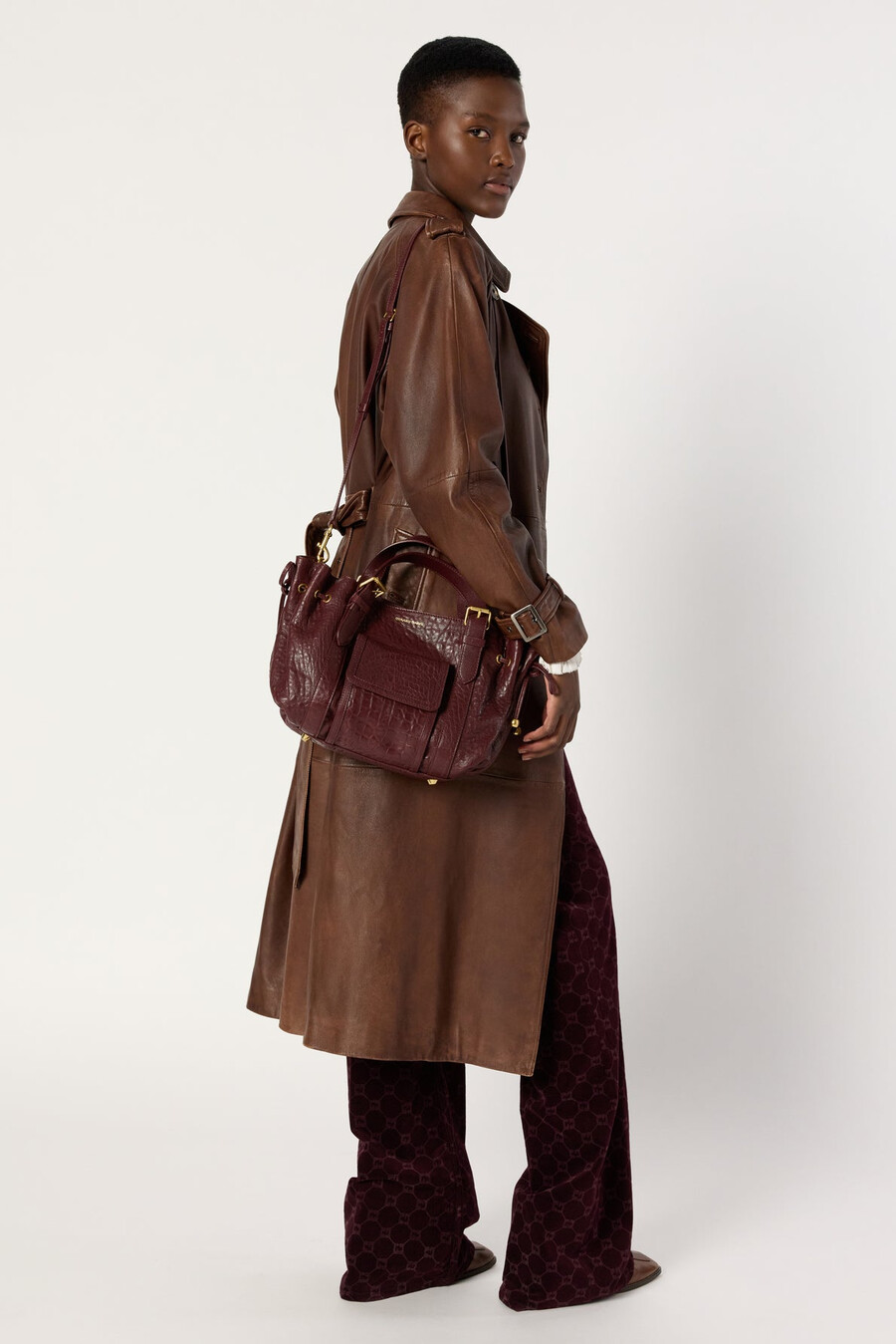 trench in pelle di agnello - lexie