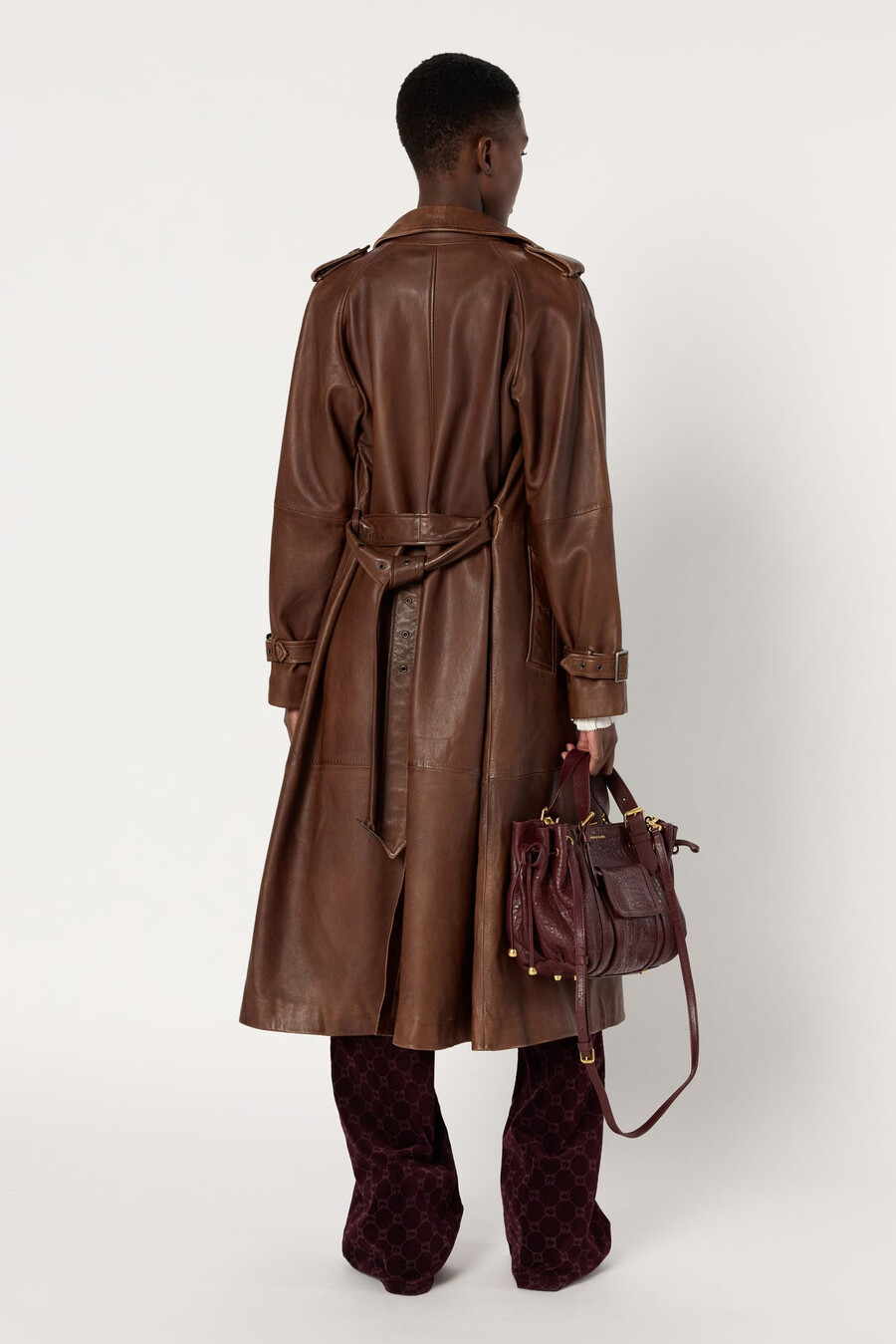 trench in pelle di agnello - lexie