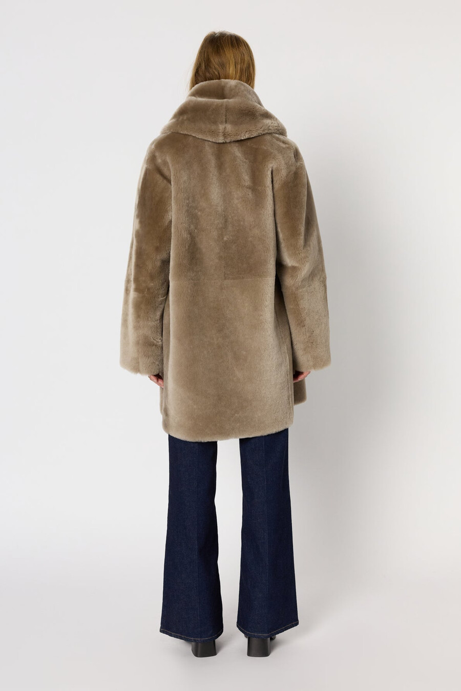 cappotto reversibile in montone - malia