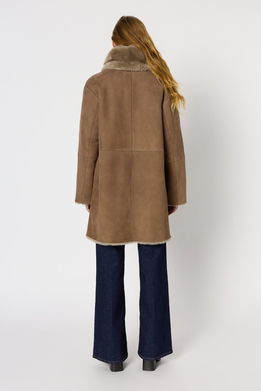 cappotto reversibile in montone - malia