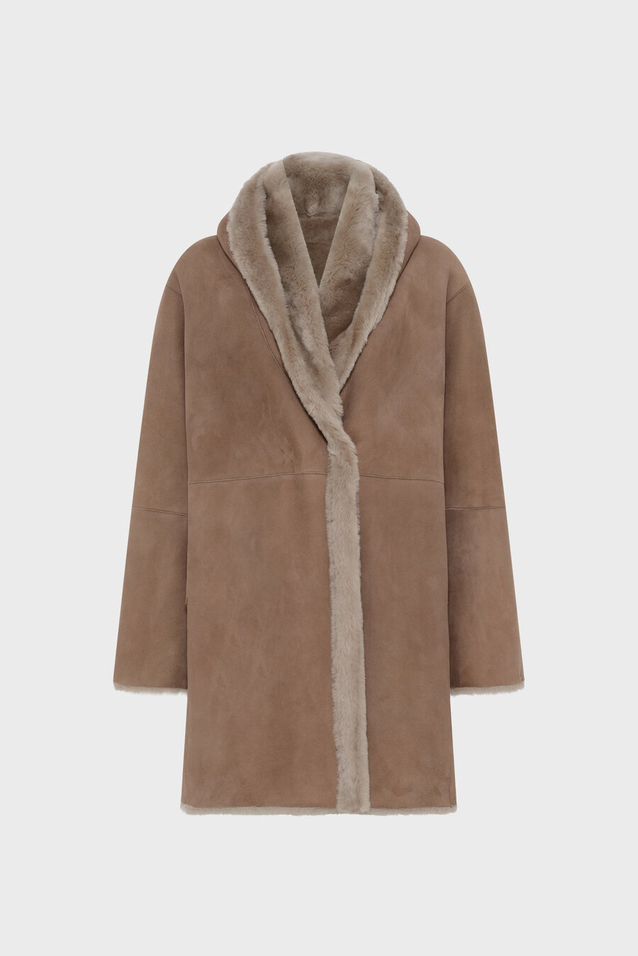 cappotto reversibile in montone - malia