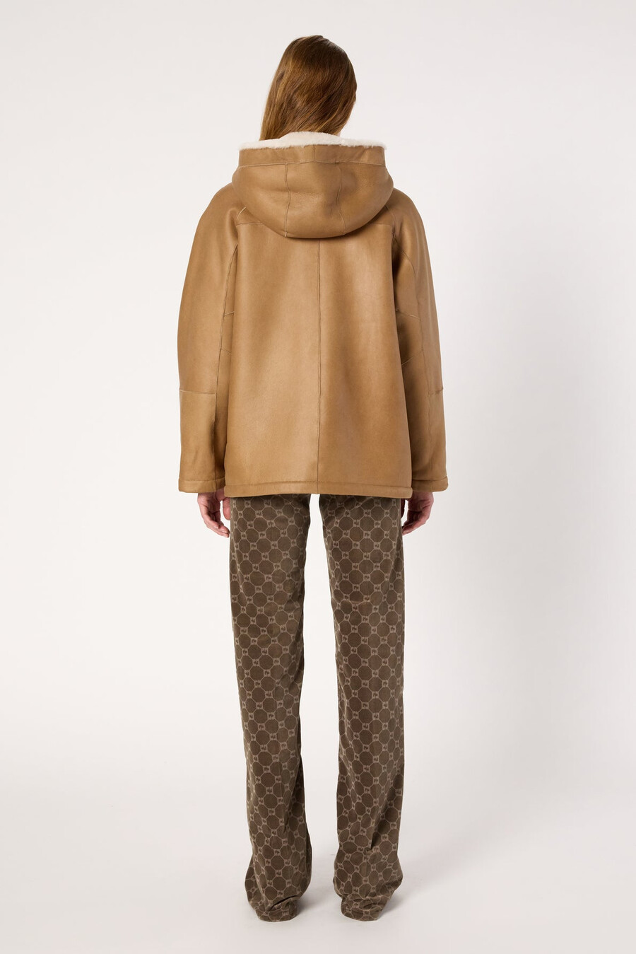 cappotto corto in montone - margaux