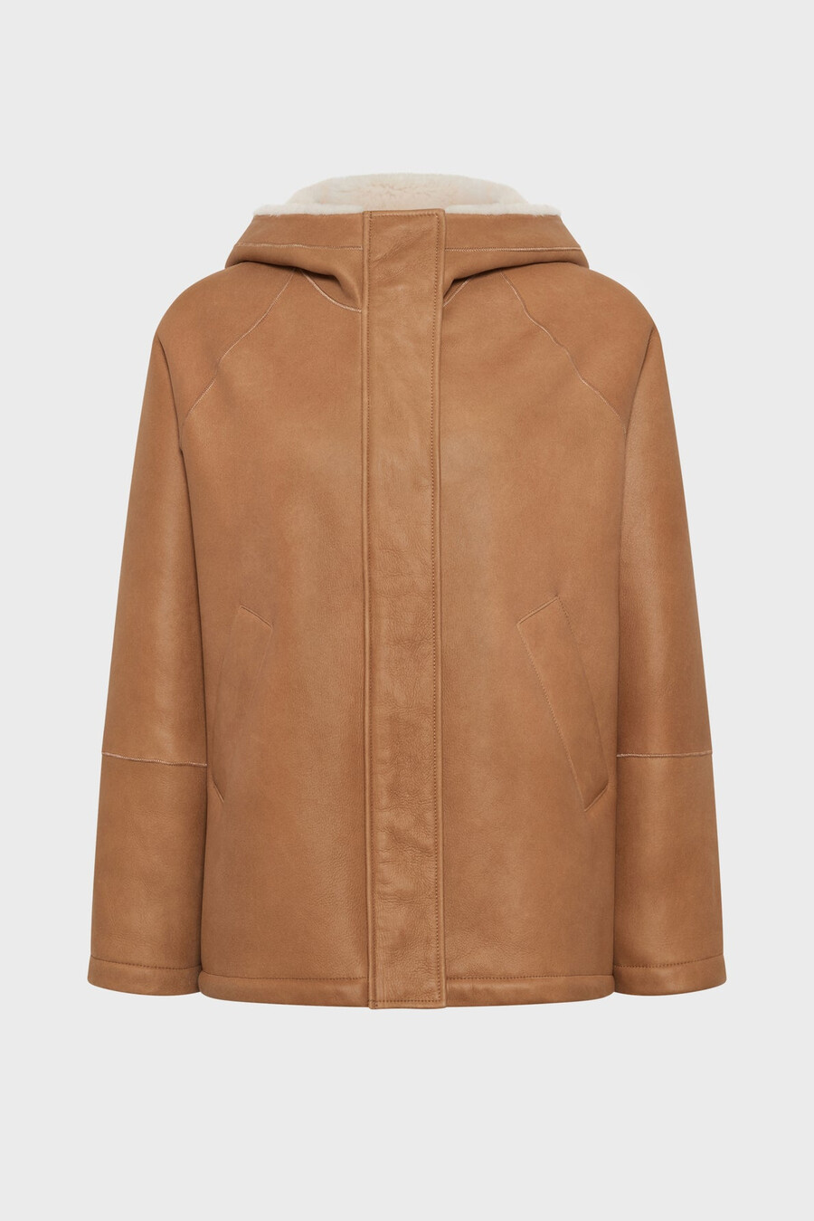 cappotto corto in montone - margaux