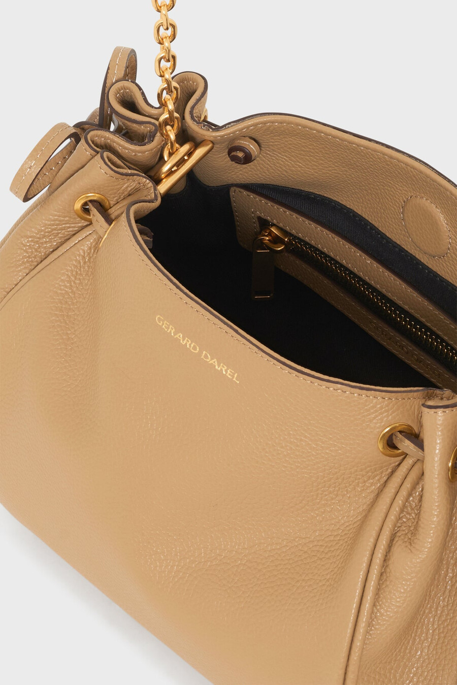 borsa a tracolla in pelle granata - le mini 24