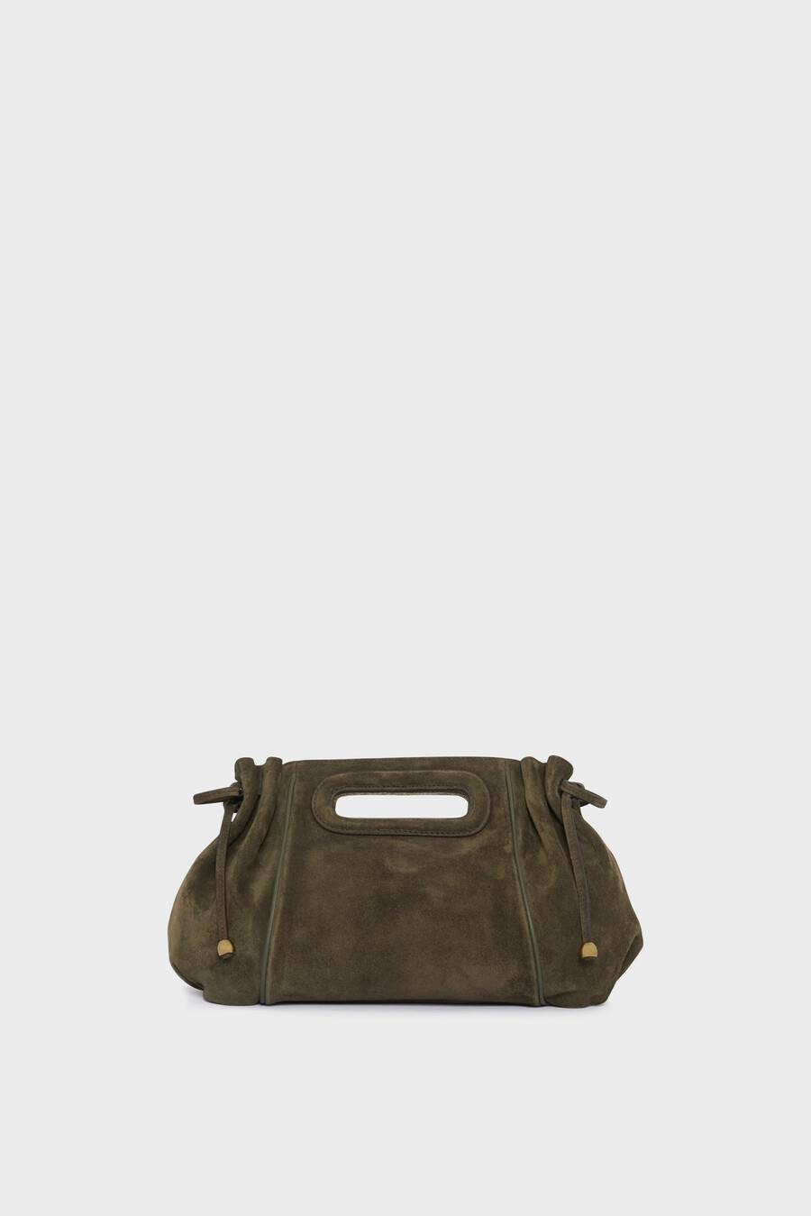 borsa in pelle scamosciata interno metallizzato - mini dany