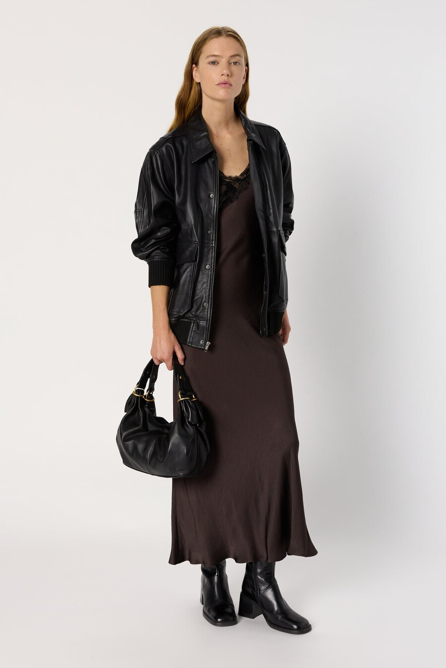 borsa a mano in pelle - le mini kate