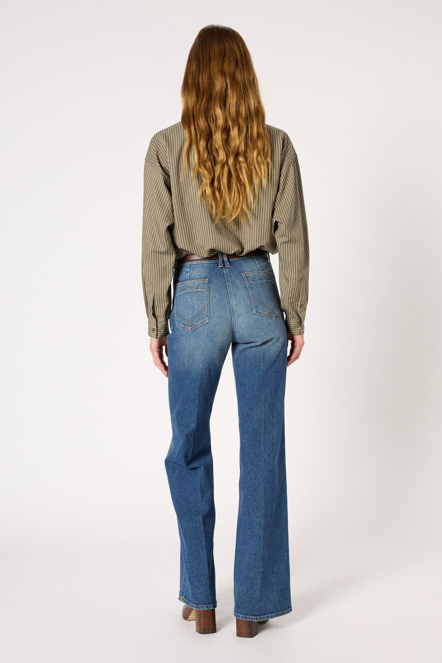 jeans svasati in denim grezzo - anna