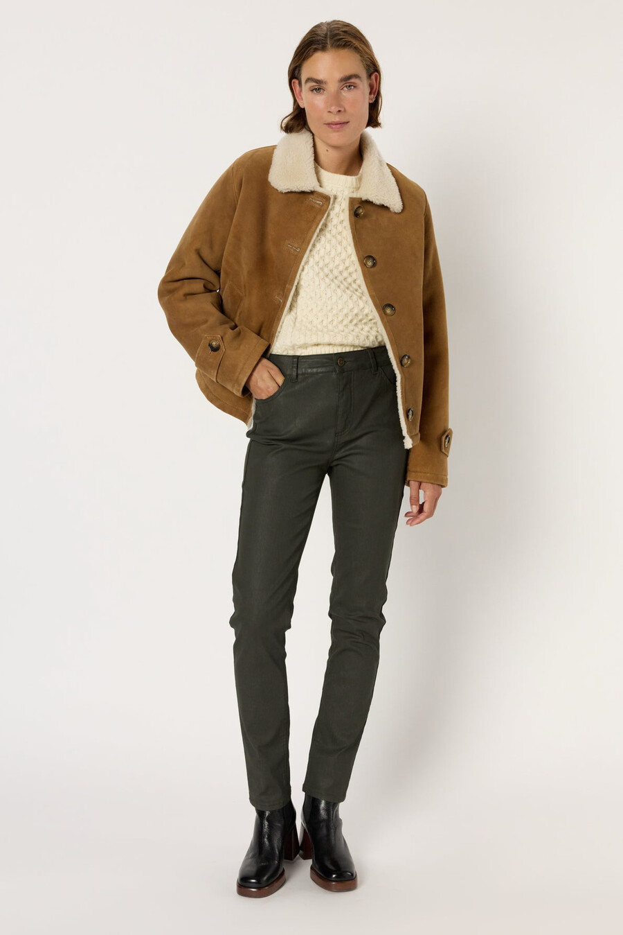 jeans dritti rivestiti - celine