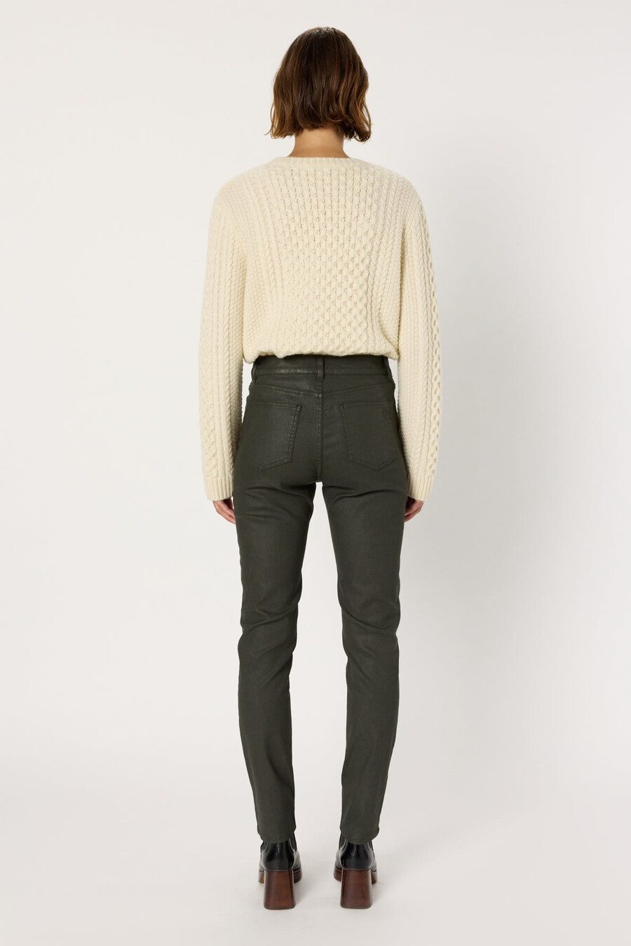 jeans dritti rivestiti - celine