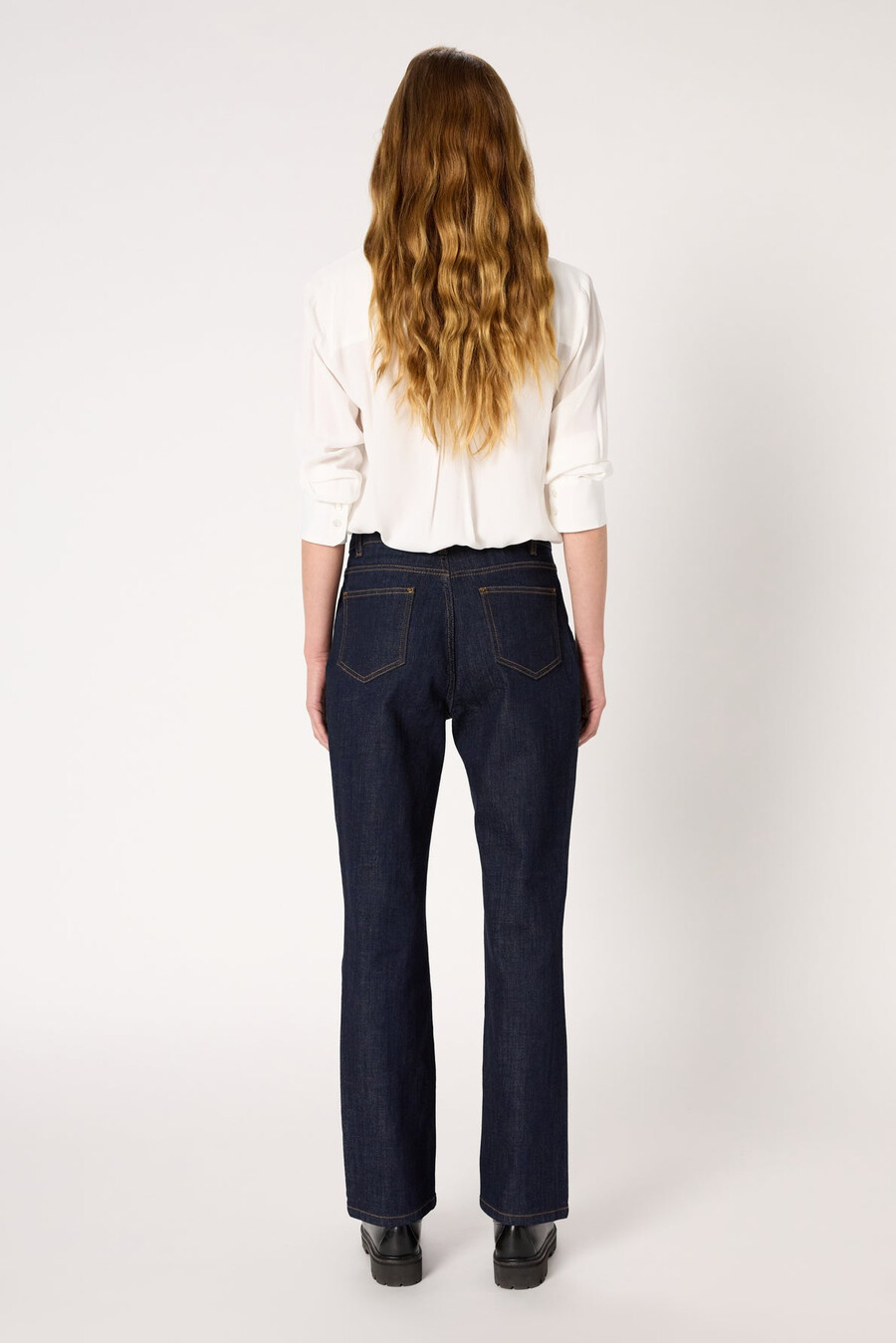 jeans dritti grezzi - cecilia