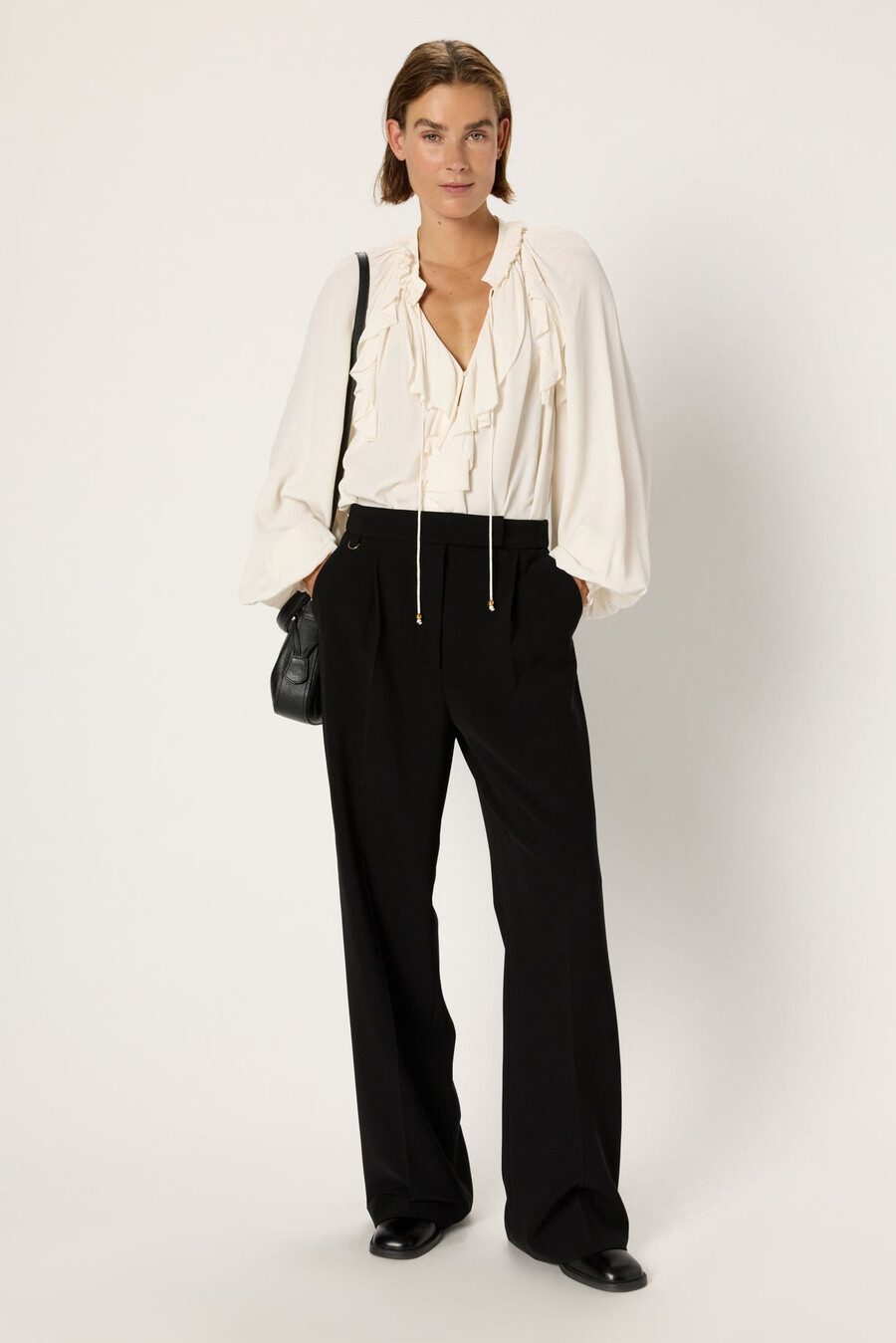 pantaloni larghi da abito - caro