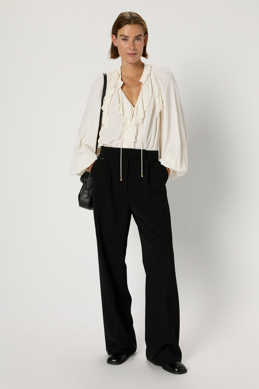 pantaloni larghi da abito - caro