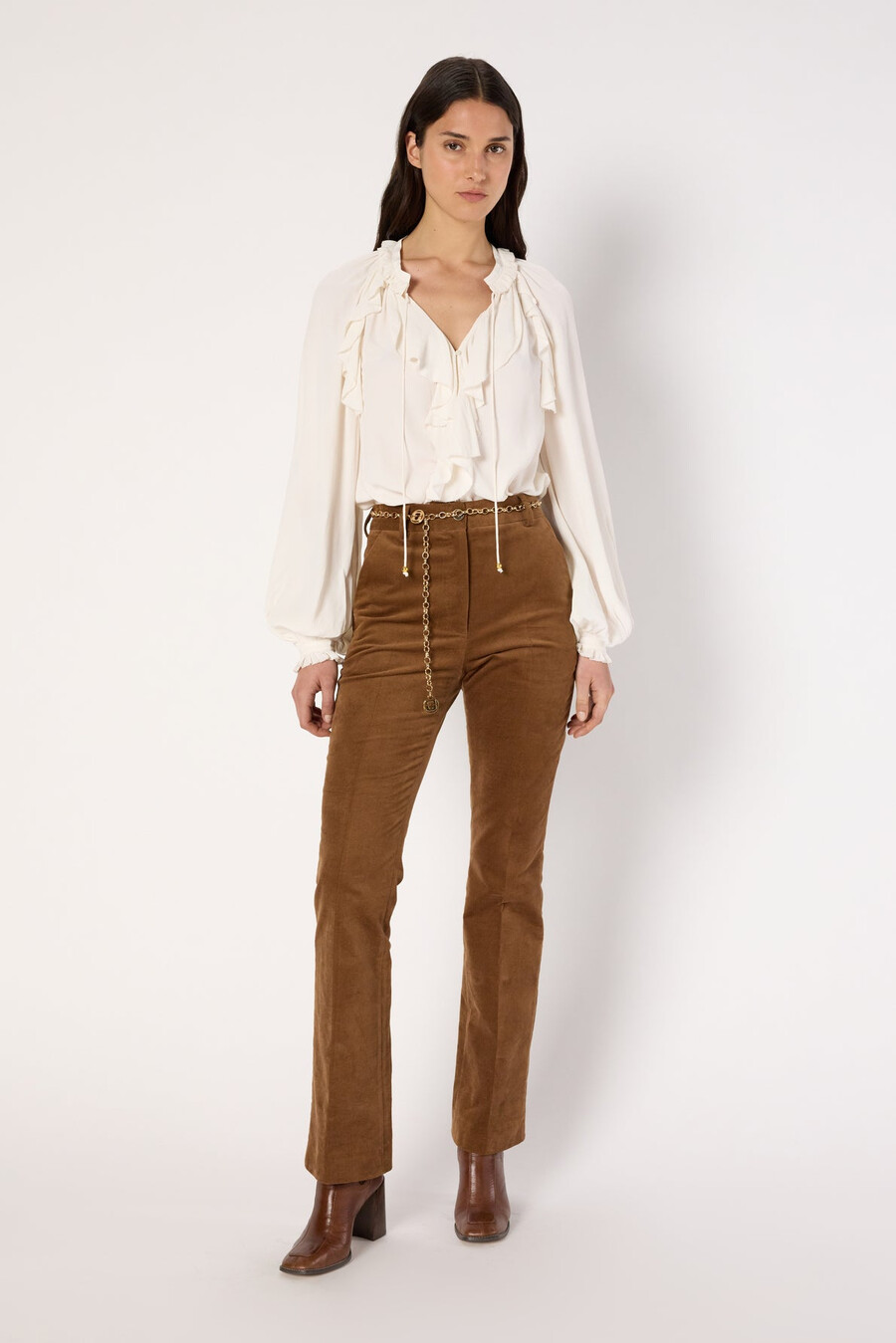 pantaloni in velluto twill - charlie