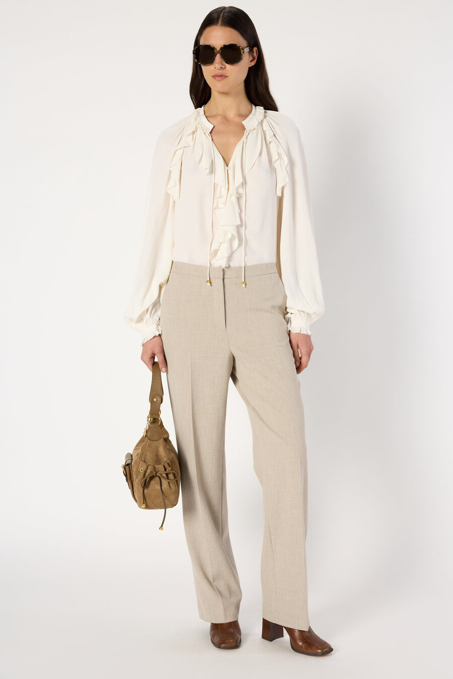 pantaloni da abito elasticizzati - cecile